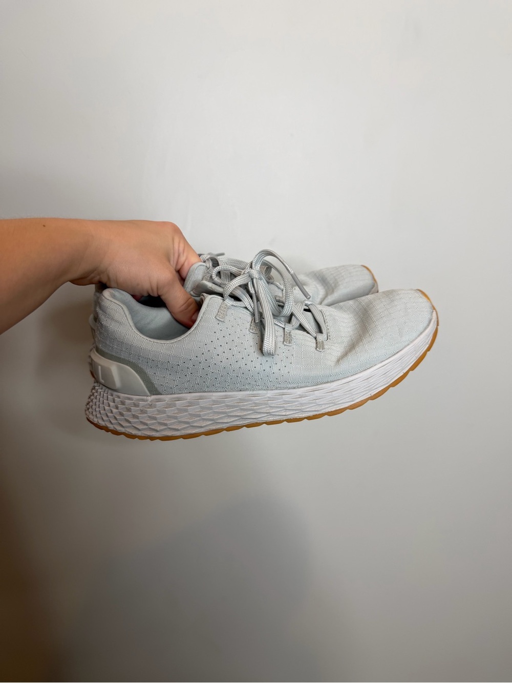 NOBULL Allday 365 Ripstop Shoes Womens 9 Mens 7.5 Gray Gum Running Sneakers